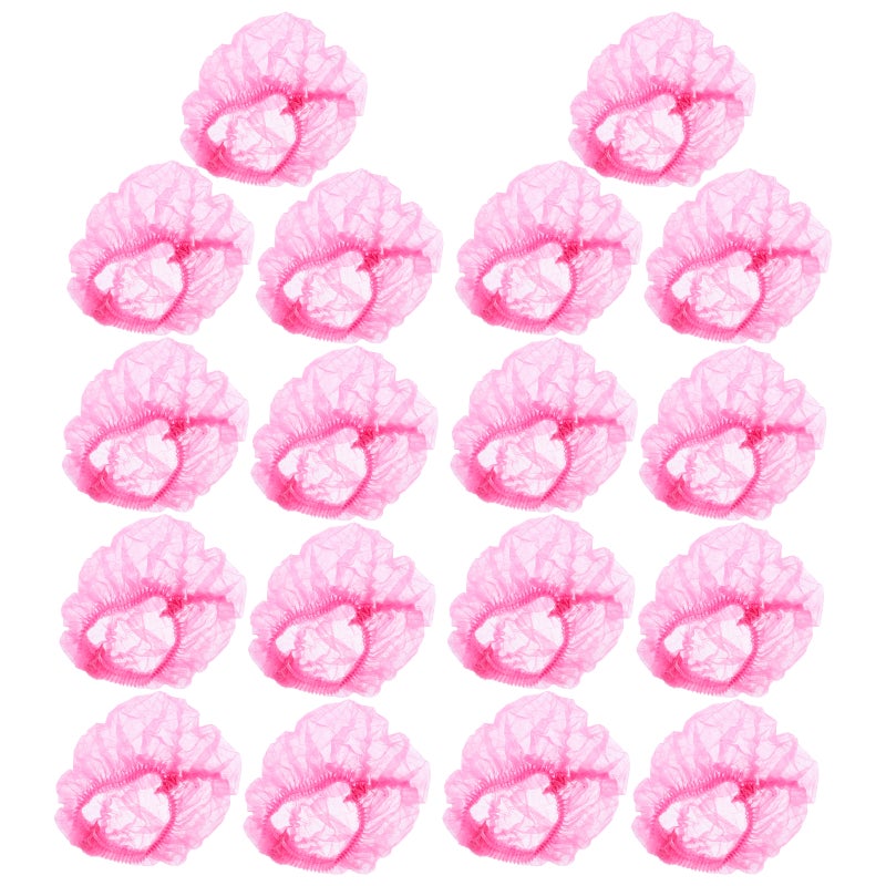 100pcs Disposable Hairnets Mesh Caps Mesh Hair Nets Non-woven Hairnets for Working Non-woven Mesh Caps Disposable Mesh Hairnet for Home - Image 1