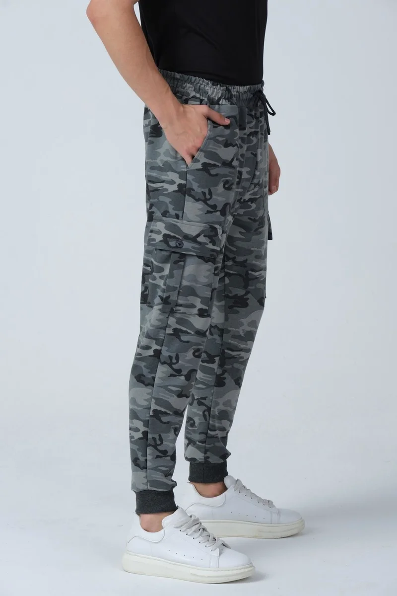 Alexander Gardi Camouflage Patterned Pocketed Sweatpants (E21-72100)