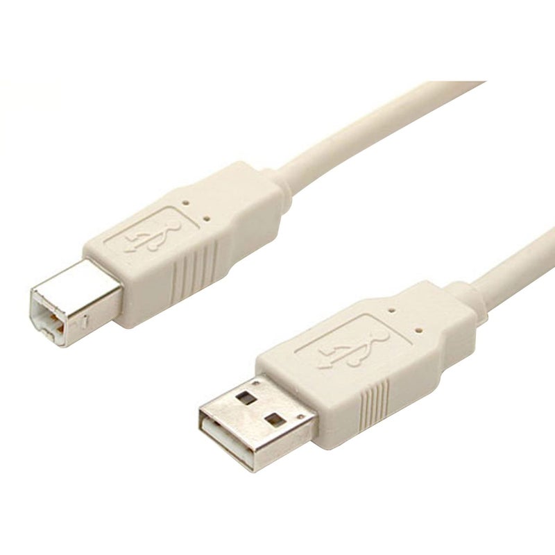StarTech.com 10 ft Beige A to B USB 2.0 Cable - M/M - USB Printer Cable - Type A to B USB Cable - 10ft (USBFAB_10) - Image 2