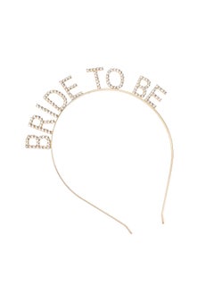 Framendino Framendino, Bride Headband Rhinestone Bride to Be Headpiece Bride Crown Tiara Hair Band for Wedding 