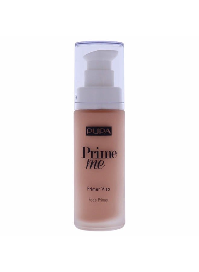 PUPA Milano Prime Me Corrective Face Primer - Pre Make-Up Face Base, Dull Looking Skin - Make-Up Last Longer and Facilitates Application - Lightweight Texture - 005 Peach - 1 Oz - Image 2