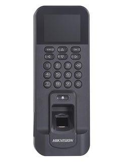 HIKVISION Hikvision DS-K1T804AMF Pro Series Fingerprint Terminal – 4.3" Color Touch Screen, 2000 Fingerprint Capacity, 100,000 Event Storage, 1:1/1,Fingerprint Matching, TCP/IP & Wiegand, Anti-Spoofing Technology, Multi-Functional Access Control & Time Attendance Solution, Built-in Camera for Photo Capture, User-friendly Interface 