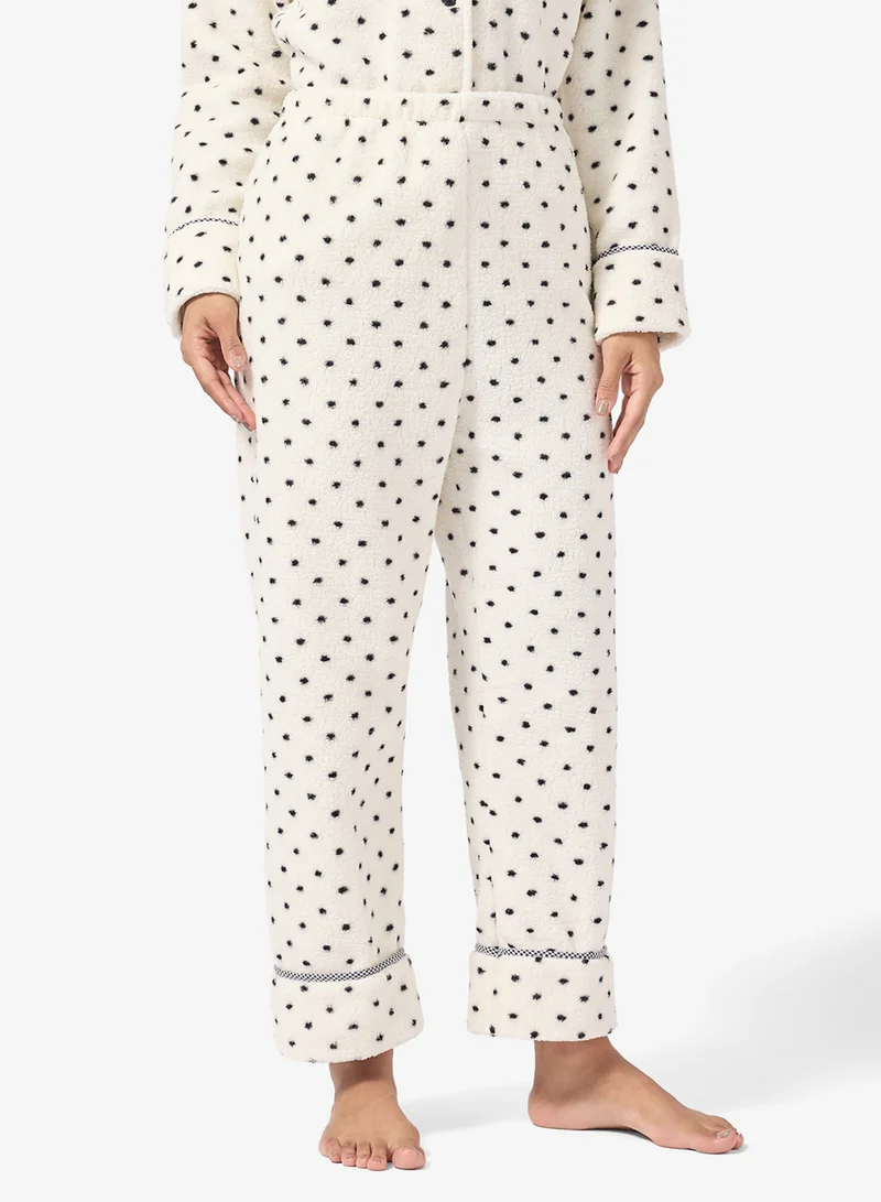Ginger Cozy Velour Loungewear Pyjama Set