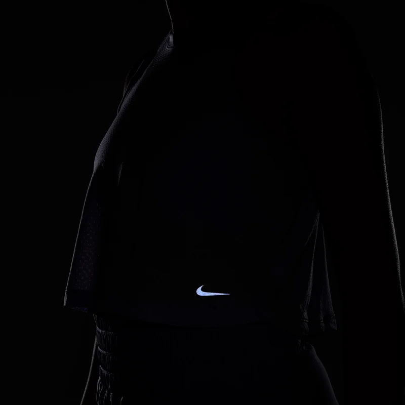 Nike Purple Women's One Classic Breathe Dri-FIT Cropped Tank Top for Women | Best Price UAE