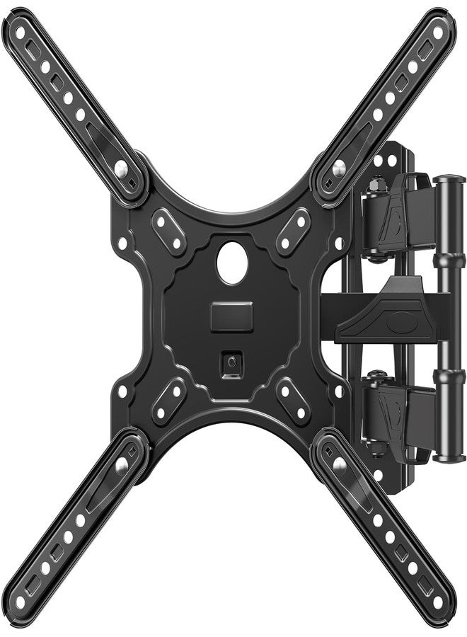 MOUNTUP Full Motion TV Wall Mount for Most 26-60 Inch TVs, Max VESA 400x400mm Wall Mount TV Bracket with Swivel Tilting Extension Level Adjustment for LED LCD Flat Curved TVs Up to 77 LBS, MU0018 - Image 1
