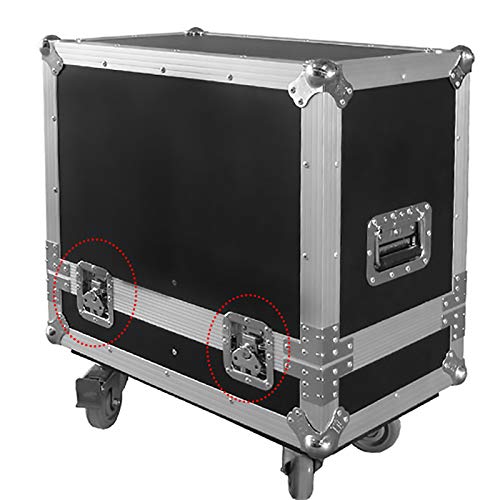 GBGS 8 Pack Recessed Road Case Latch,Spring Loaded Butterfly Twist Latch for Flight Case,PA DJ Rack Equipment,3-1/8"x 3" - Image 4