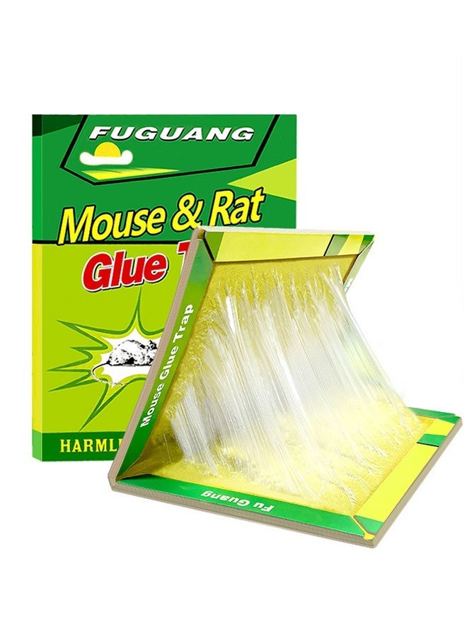 Extra Large Thick Mouse Glue Traps, Super Strong Sticky Rat Glue Boards, Foldable Multi Shape Rodent Catcher Boards, Mouse Trap for Home Kitchen Garage Warehouse Indoor Outdoor Rodent Control, Single Pack 21x16cm Heavy Duty Sticky Mouse Trap Sheet - Image 1