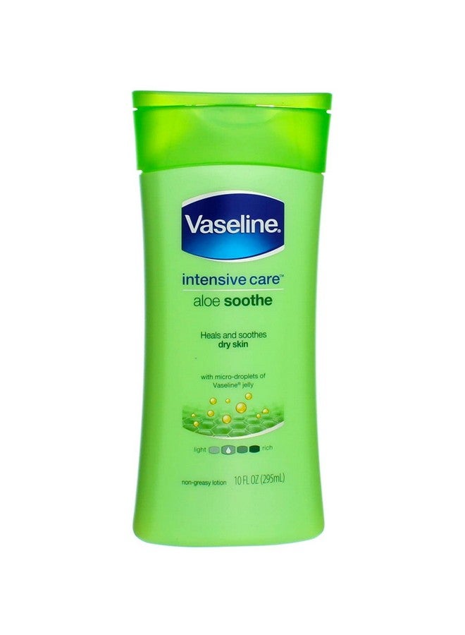 Vaseline Intensive Care Hand And Body Lotion For Dehydrated Skin Soothing Hydration Dry Skin Lotion With Aloe Vera Extract & Ultrahydrating Lipids 10 Oz - Image 2