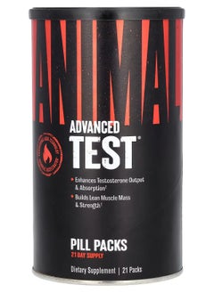 UNIVERSAL NUTRITION Animal Advanced Test Pill Packs 21 Day Supply 21 Packs  - Image 1