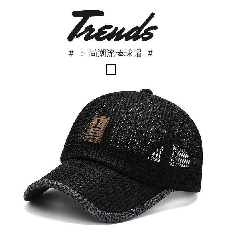 Baseball Cap Unisex Korean Embroidered Hip Hop Outdoor Sun Hat - Image 2
