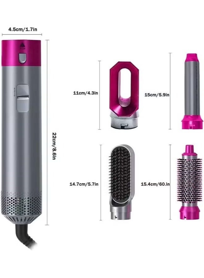 general 5 in 1 Hairdresser,New Air Styler with Hot Air Brush,Air Curler, Hair Dryer,Hair Straightener,Suitable for Many Hair Types,Suitable for Gifts for Friends - Image 3