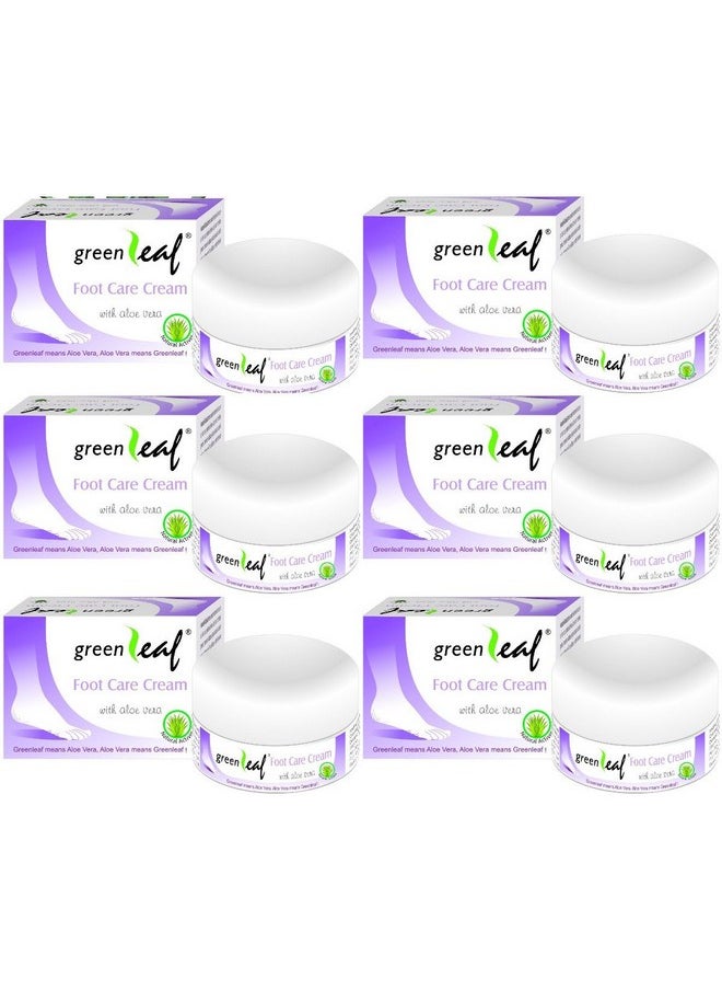 Green Leaf - Foot Care Cream - 50 Gm (Pack Of 6) - Image 1