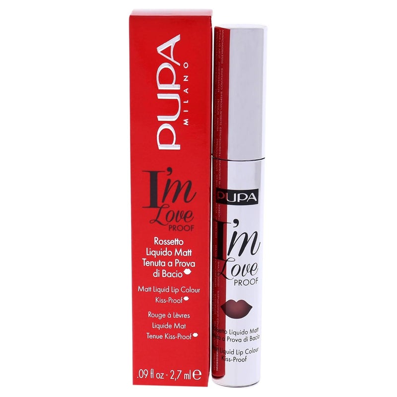 Pupa I Am Love Proof Matt Liquid Lip Color - 002 Delicate Nude Milano for Women - 0.09 oz Lipstick