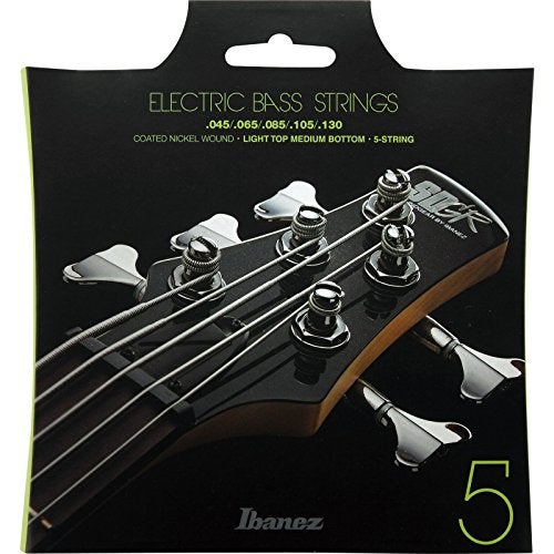 Ibanez Bass Guitar Strings Coated Nickel Wound .045-.130 5 String IEBS5C - Image 1