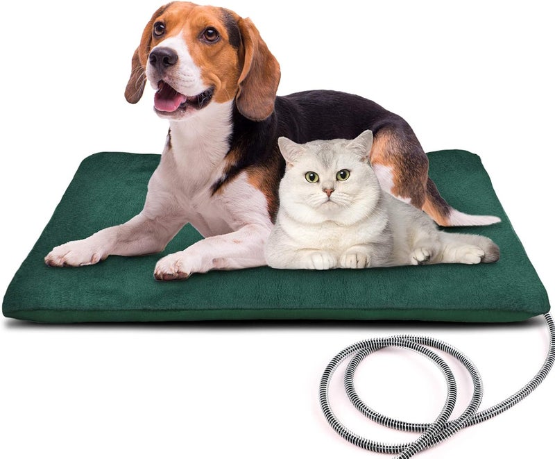 petnf Outdoor Pet Heating Pads for Dog,Soft Electric Blanket Auto Temperature Control,Heated Mat for Dog House,Whelping Supply for Pregnant New Born Stray Feral Cat Puppy,Safe - Image 1