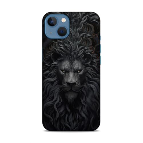 Silence Fashion Designs Full Body Protective Cover for iPhone 13 | Printed Mobile Case| Hard Case for iPhone 13 |Lion face - Image 1