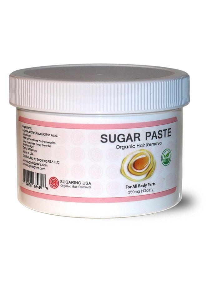 Sugaring NYC Sugaring Paste for Home Use on Bikini Brazilian Legs Waxing 12oz with 8pcs Sugaring Strips & Plastic Applicator  - Image 2