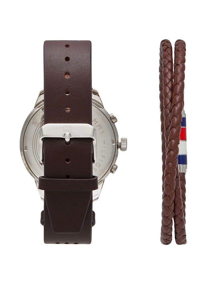 TOMMY HILFIGER Men's Leather Wrist Watch 2770047  - Image 2