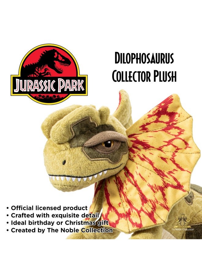 The Noble Collection Jurassic Park Collector Plush Dilophosaurus - Image 3