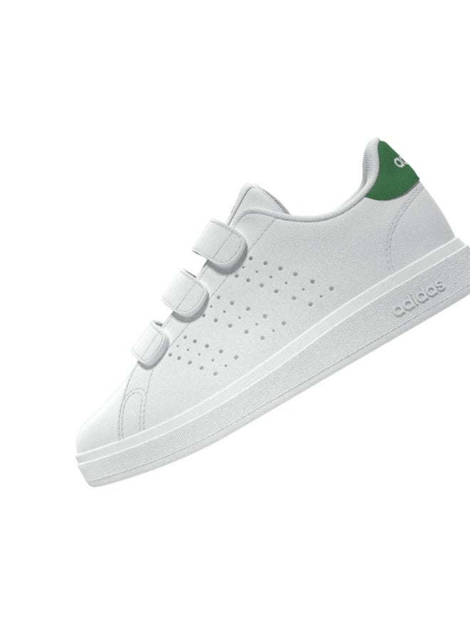 Adidas Advantage Base 2.0 Cf C White Sportswear Shoes For Kids 10K  - Image 4