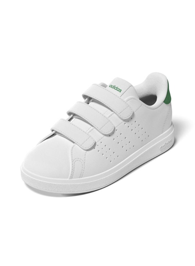 Adidas Advantage Base 2.0 Cf C White Sportswear Shoes For Kids 10K  - Image 2