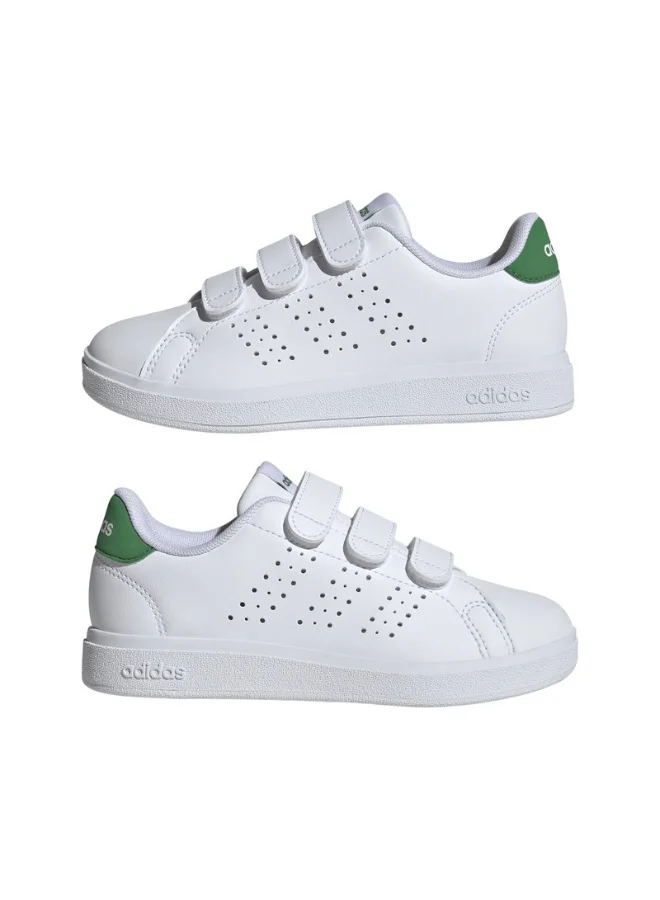 Adidas Advantage Base 2.0 Cf C White Sportswear Shoes For Kids 10K