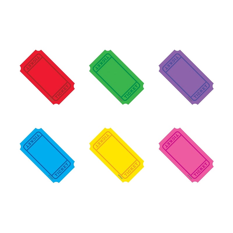 TREND enterprises, Inc. Winning Tickets Mini Accents Variety Pack, 72 ct - Image 1