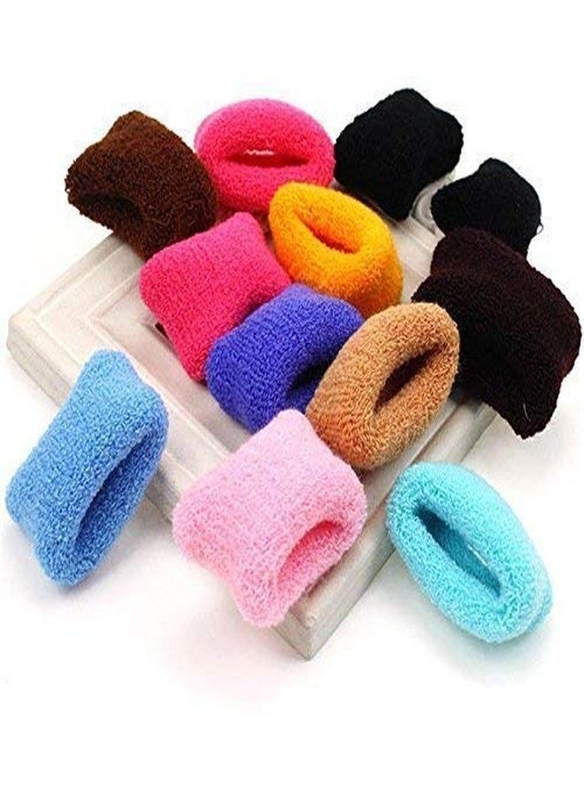 Vararo Rubber Bands for Girls Set of 12 Random Colors,free size,elastic, multicolor - Image 1