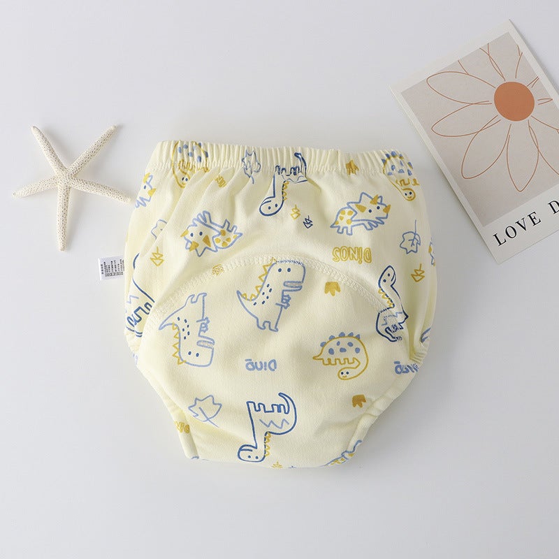 Baby Training Pants Second Generation New Upgraded Anti-Side Leakage Wings Kidsren'S Toilet Practice Pants Cloth Diapers Breathable Type A - Image 1
