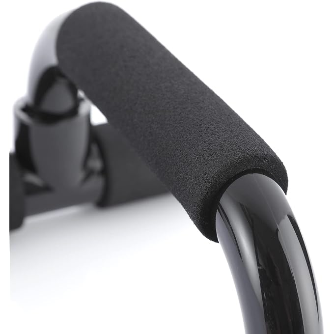BODYMATE Push-Up Handles, Set Of 2, Push-Up Bars, Non-Slip Handles, Push-Up Bars For Muscle Training And Strength Training In Black - Image 3