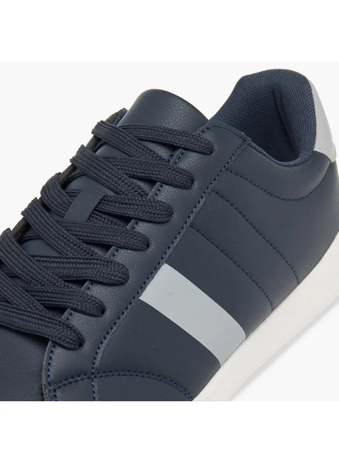 LBL by Shoexpress Men's Stripe Detail Lace-Up Sneakers