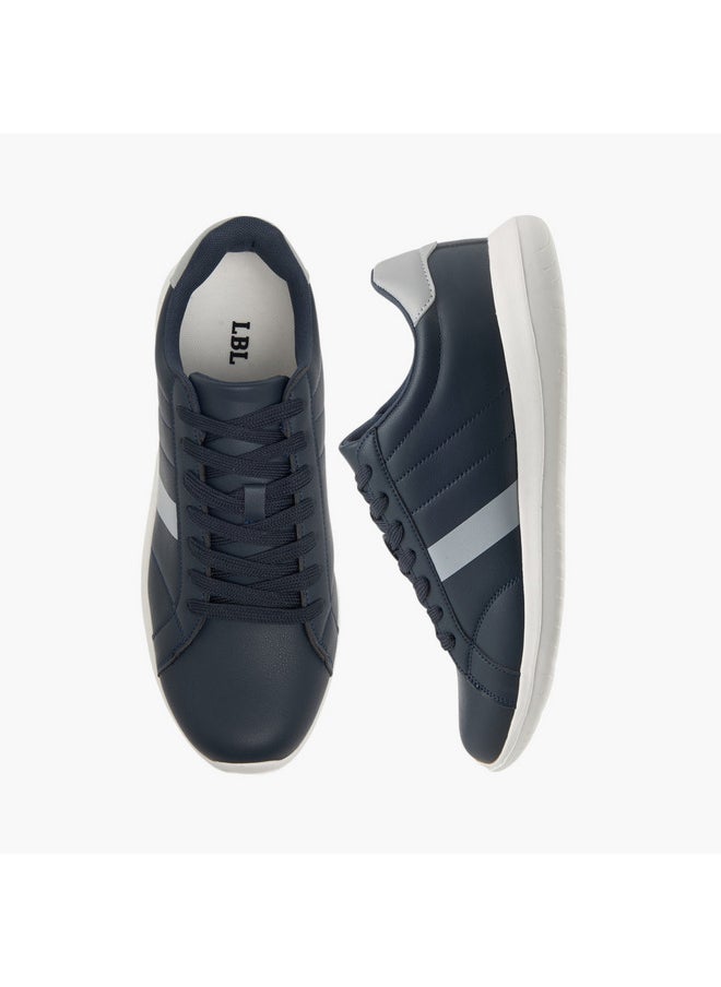 LBL by Shoexpress Men's Stripe Detail Lace-Up Sneakers  - Image 1