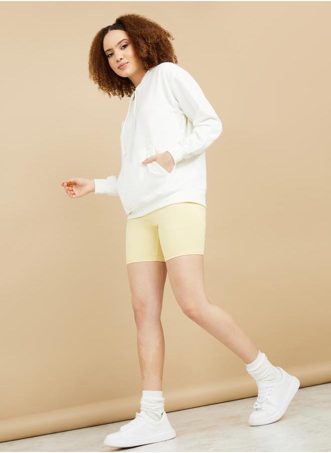 Styli - Regular Fit Half Zip Detail Regular Length Hoodie - Image 1