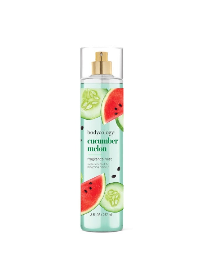 Bodycology Bodycology Long-Lasting Fragrance Body Mist, Cucumber Melon, 8 fl oz - Image 1