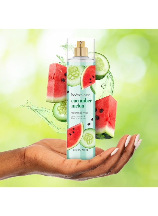 Bodycology Bodycology Long-Lasting Fragrance Body Mist, Cucumber Melon, 8 fl oz - Image 2