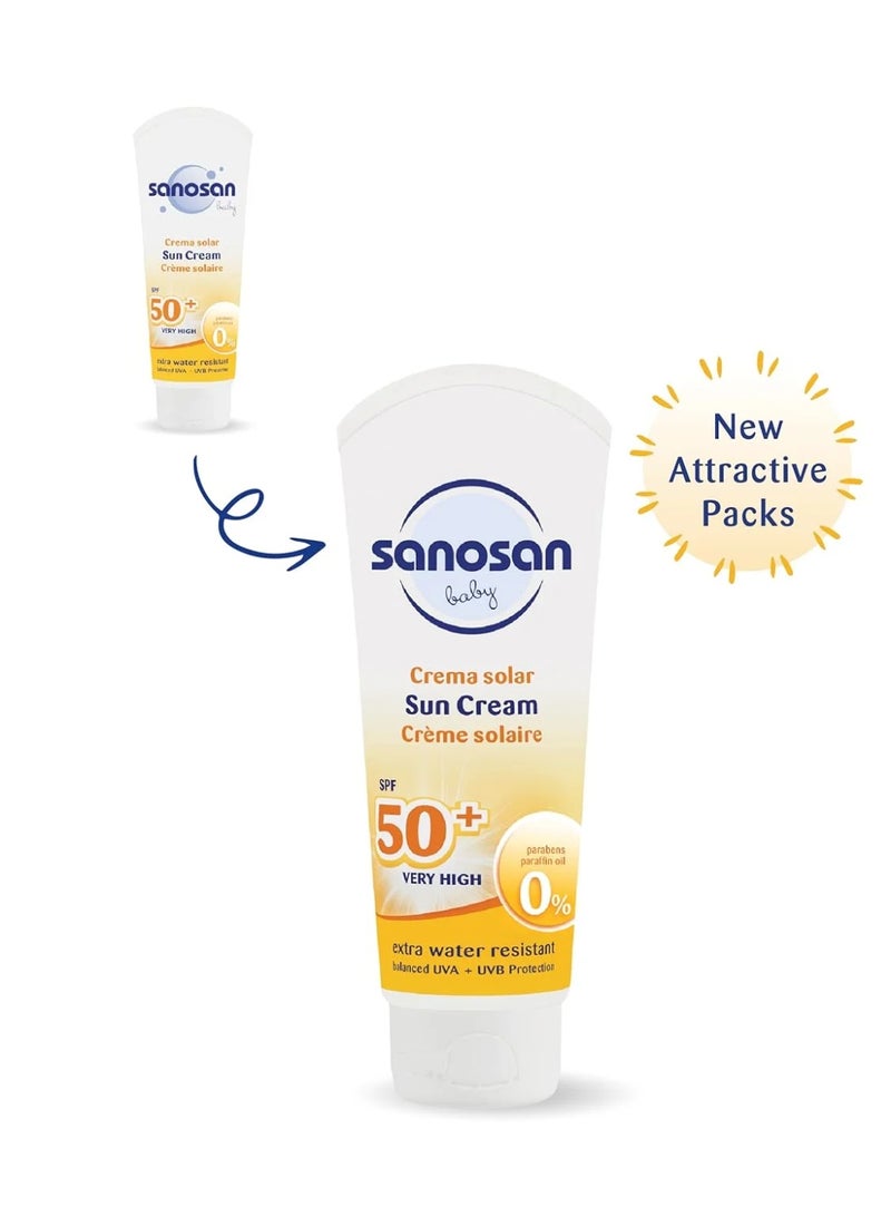 Sanosan Baby Sun Cream Spf 50+ 75ml - Image 2