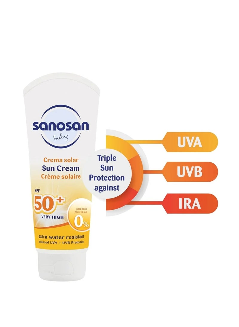 Sanosan Baby Sun Cream Spf 50+ 75ml - Image 5