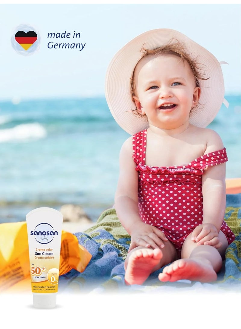 Sanosan Baby Sun Cream Spf 50+ 75ml - Image 4