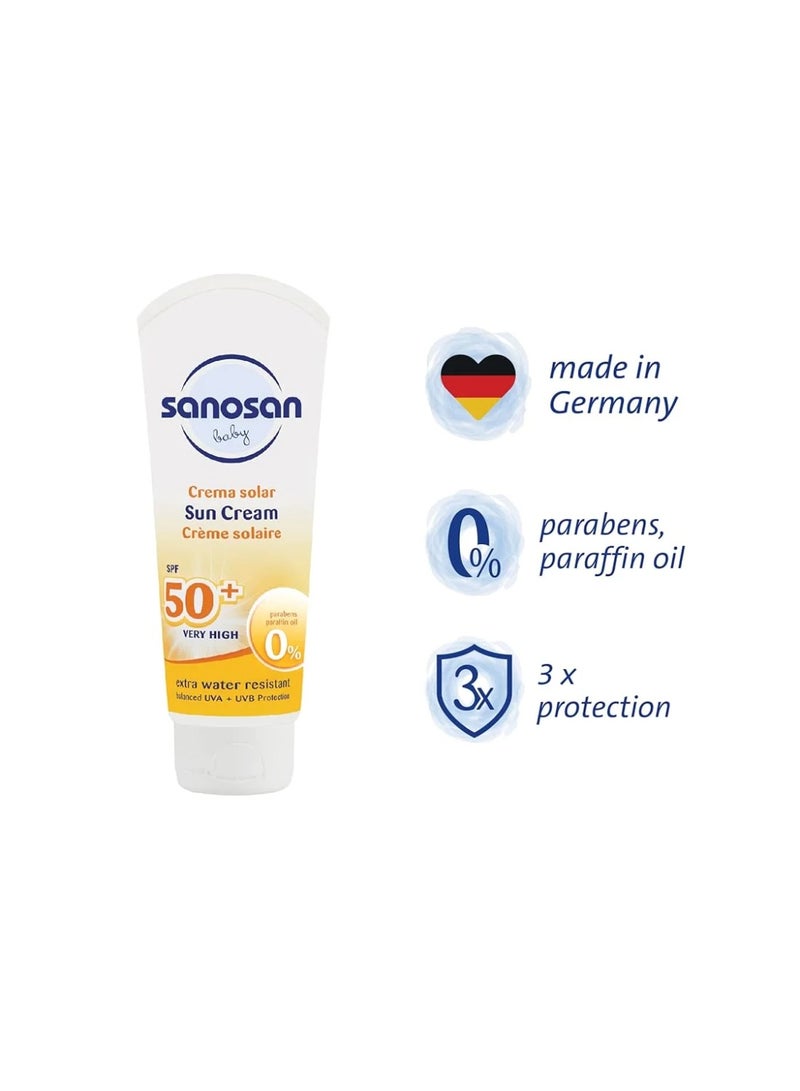 Sanosan Baby Sun Cream Spf 50+ 75ml - Image 3