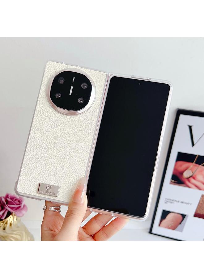 S-TOP Case For Huawei Mate X6 Transparent Edge Litchi Texture Phone Case - Image 2