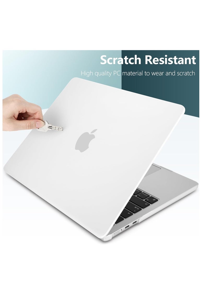 Plastic Hard Shell Case Compatible with MacBook Pro 16 inch Case 2025 2024 2023 2022 2021 M4 M3 M2 M1 A3403 A3186 A2991 A2780 A2485 Pro Max, Frosted Clear  - Image 3