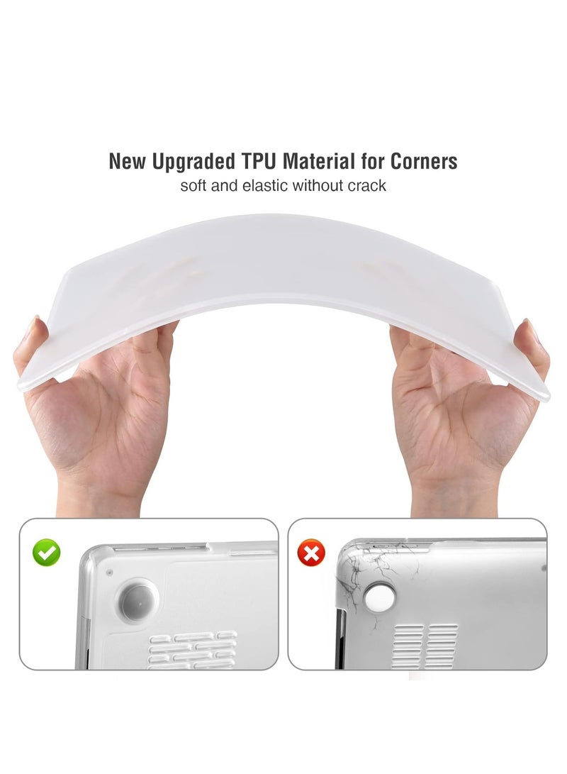 Plastic Hard Shell Case Compatible with MacBook Pro 16 inch Case 2025 2024 2023 2022 2021 M4 M3 M2 M1 A3403 A3186 A2991 A2780 A2485 Pro Max, Frosted Clear  - Image 4
