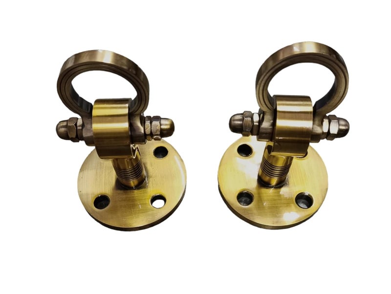 Kkriya Home Decor HIGrade Quality Life TIME WARRENTY Ceiling KADA Swing Patio Antique Finish Brass 16MM Rod with Weight Capacity of 2000KG Pack of 2PCS Strong and Sturdy  - Image 1