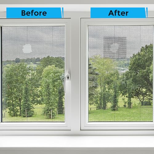 Secopad Grey Window Screen Repair Tape, 2IN X 30FT (360IN) Screen Repair Kit for Windows or Doors, Strong Adhesive Patch Kit Fiberglass Mesh Tape - Image 4