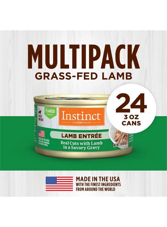 غريزة طعام القطط الرطب من Instinct Flaked Lamb Entrée - 3 أونصات، عبوة من 24 قطعة - Image 5