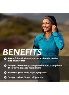 Organic Earth Immune Guard with Organic Elderberry & Superfood Immune Blend  60 Capsules  - Image 3