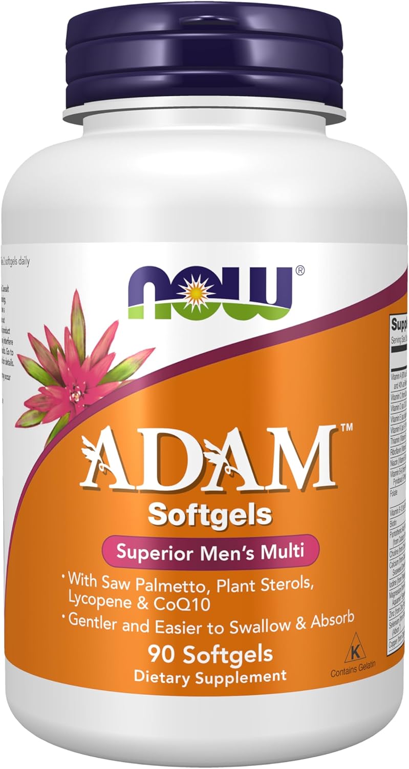 NOW Foods, Adam, Superior Men's Multi, 90 Softgels - Image 1