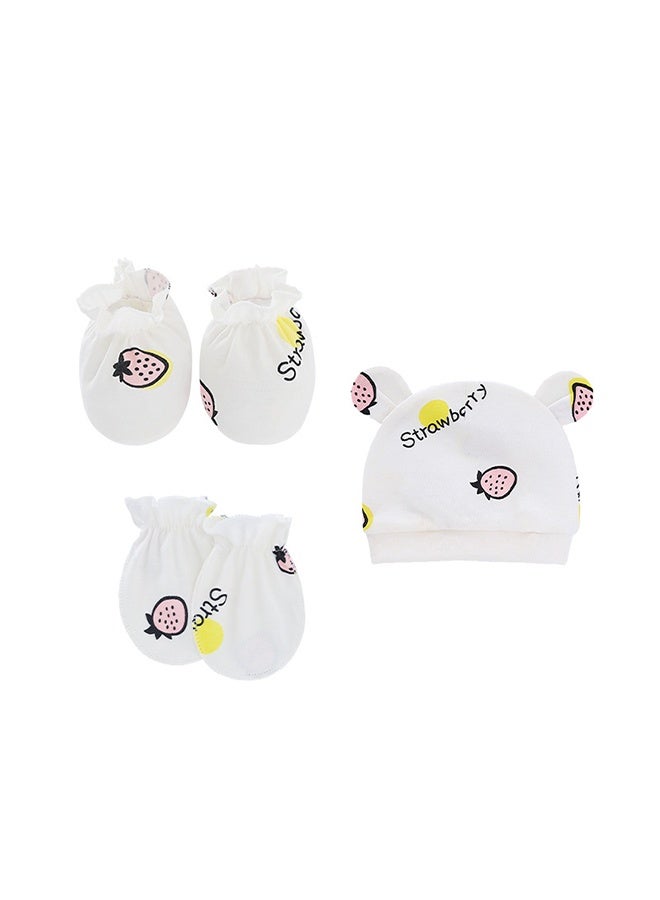 12 Pcs Baby Hats Mittens and Socks Set Newborn Mittens No Scratch Baby Hats and Newborn Socks for 0-1 Year - Image 2