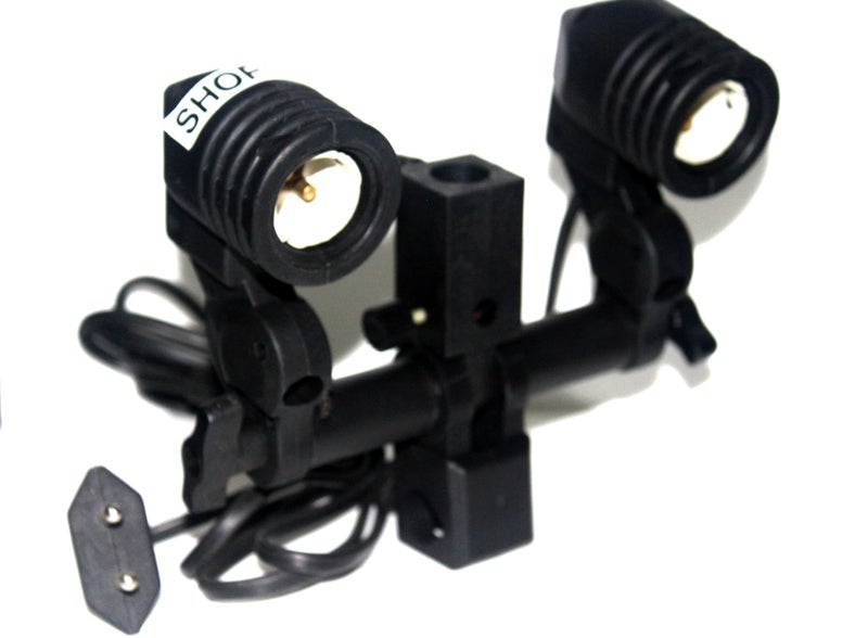 SHOPEE B22 Double Light Socket with Light Stand Swivel Mount & Umbrella Holder for Photography, Film,Video Studio - Image 2