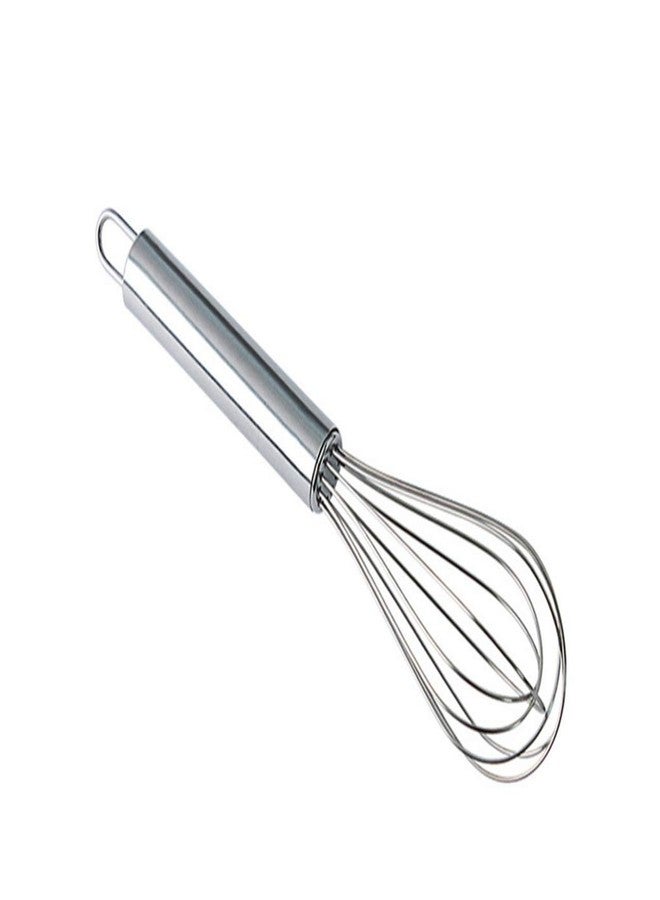 Cake Decor Stainless Steel 12 inch Hand Whisk Egg Beater Kitchen Blender Stainless Steel Ball Whisk - Image 2